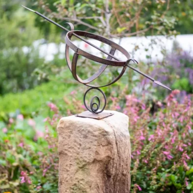 The armillary sundial in the garden at 81 On Church